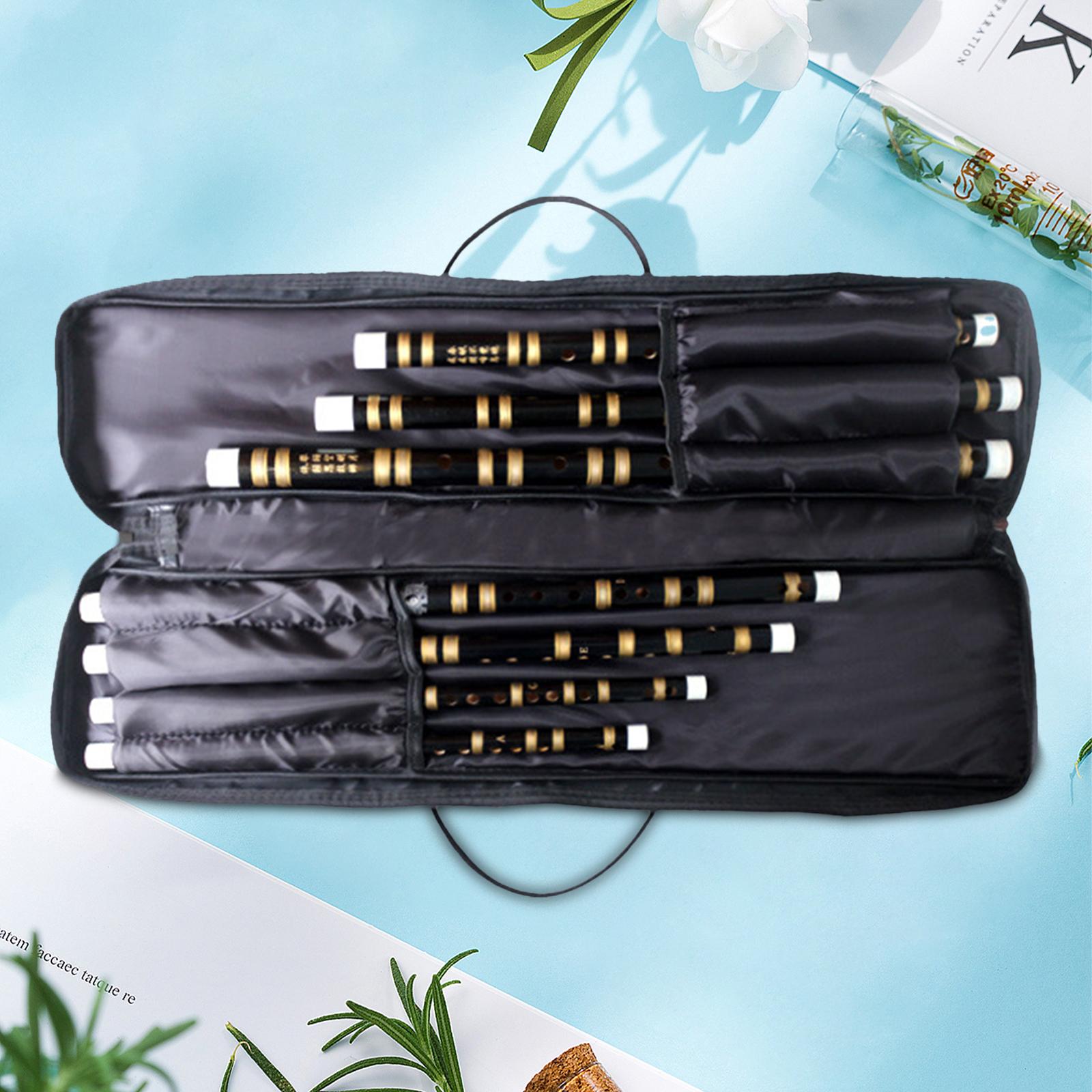 Flute Handbag with Adjustable Strap Thickened Padded Gig Bag Lightweight Flute Accessories Soft Flute Gig Bag Carrying Case Bag