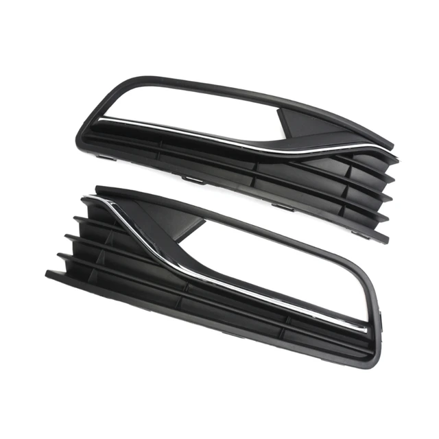 FOR VW POLO 6R Gti 09-14 Front Bumper Foglight Grille Pair With Lower  Grille EUR 93,57 - PicClick FR