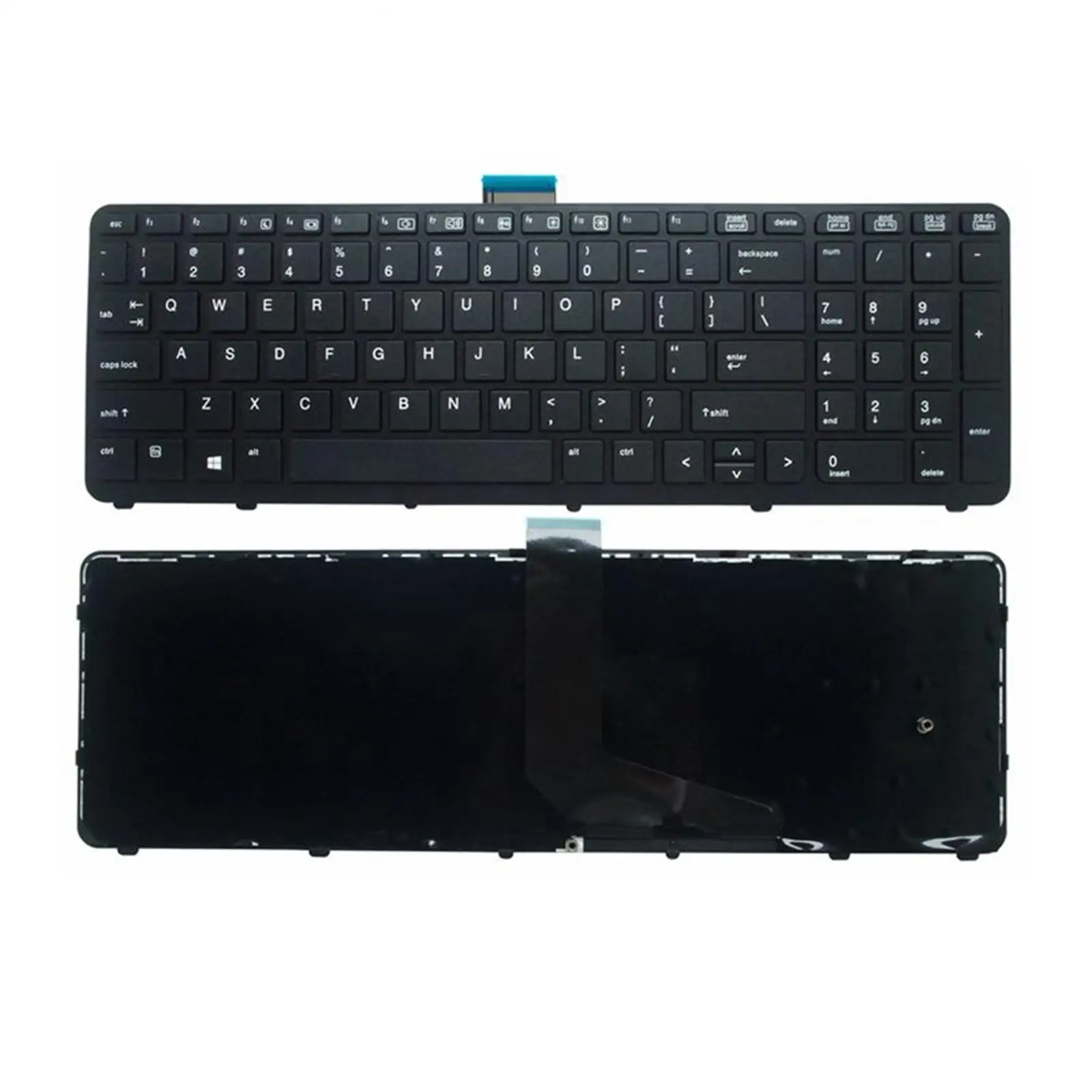 Laptop Keyboard US Layout Durable Black US English 733688-001 for HP Zbook 15 17 G1 G2 G3