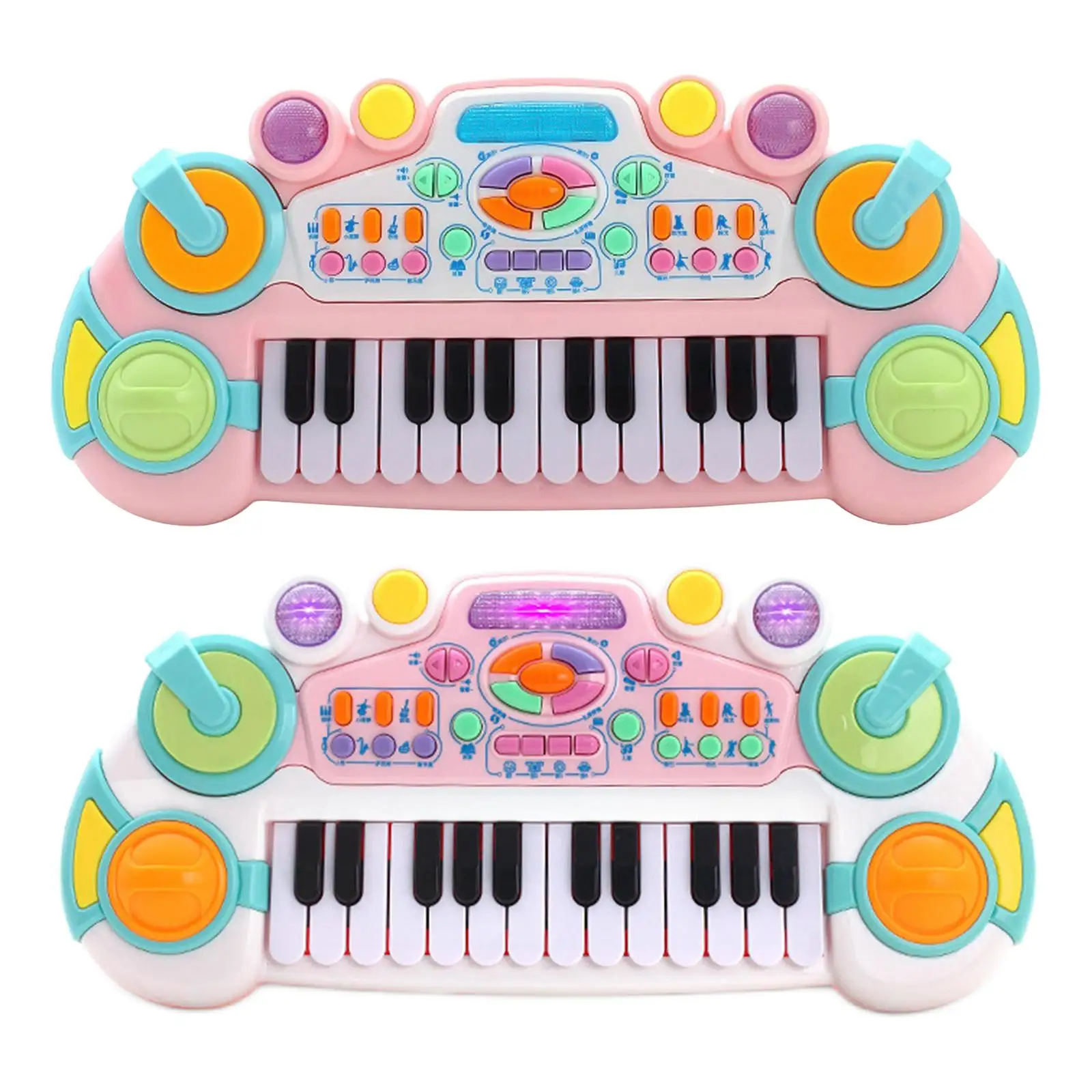 AIMEDYOU 49 Keys Kids Piano Keyboard Portable Electronic Musical Instrument Multi-Function Keyboard Teaching Toys Birthday Xmas Day Gifts for Kids Black 