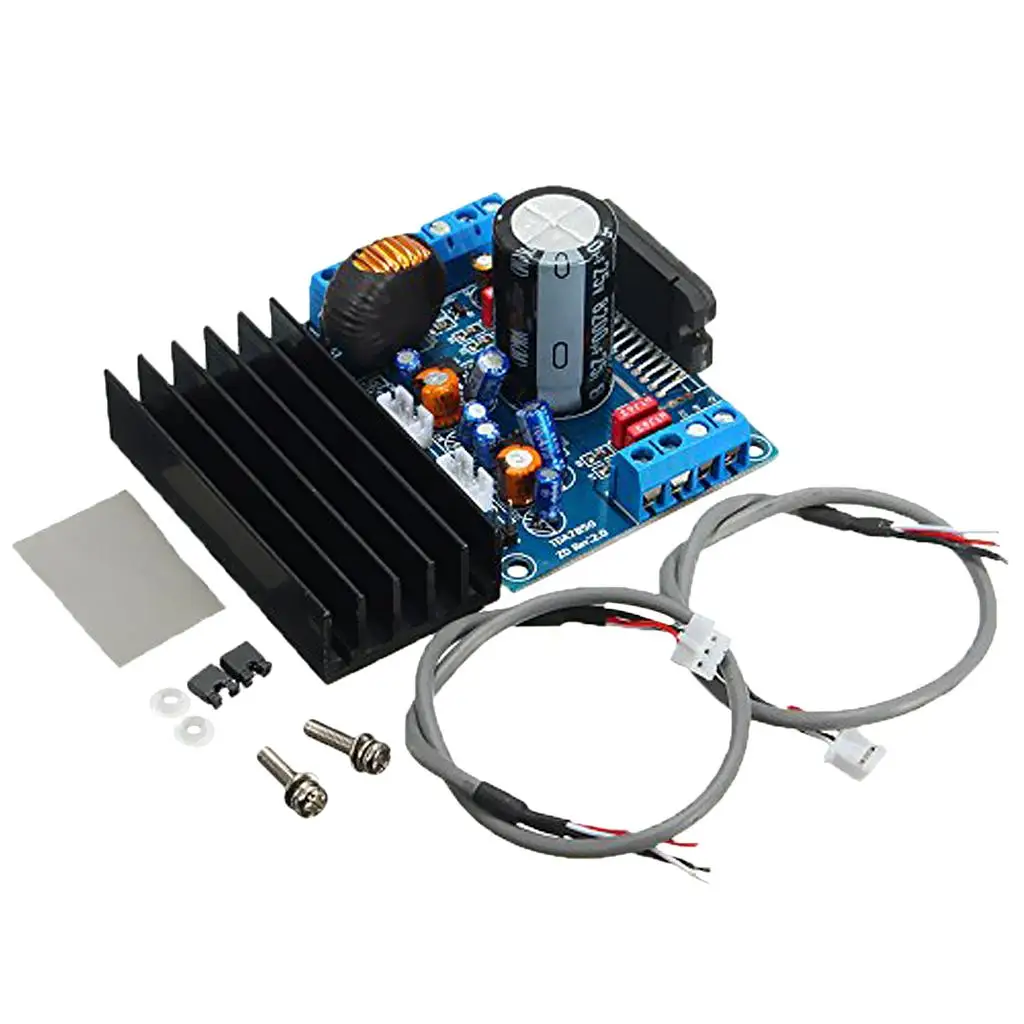 DC 12V W TDA7850 Car Audio Power Amplifier Board Stereo+BA3121 Denoiser