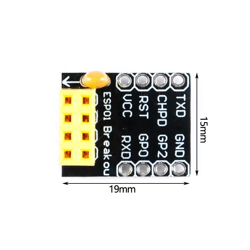 Se1b07b084405452796dd6424e30b9484z 5 szt. ESP8266 płytka przyłączeniowa płyta do rozbicia płyty ESP01 WiFi moduł nadawczo-odbiorczy ESP-01 ESP-01S
