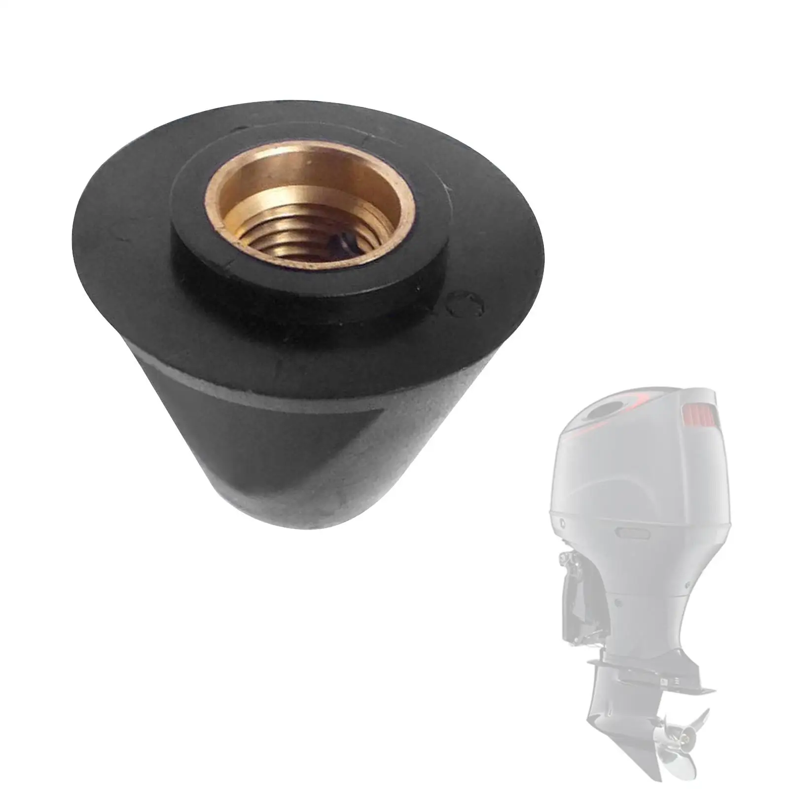 Boat Propeller Prop Nut Spare Parts for Yamaha Outboard Engine 4HP 5HP 2T Engine Parts High Performance Easy Installation