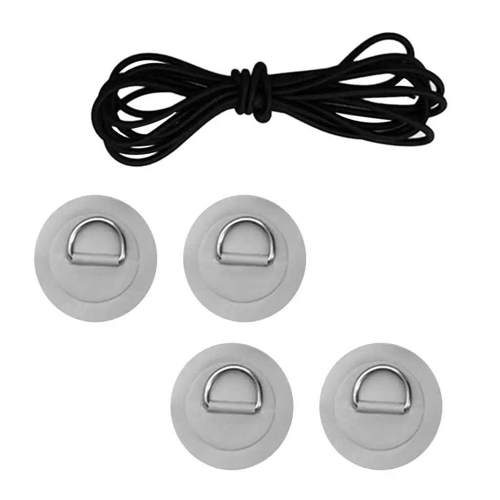  Paddleboard   Deck Rigging Heavy Duty 4Pcs D Pad Patch Deck Attachment Accessories