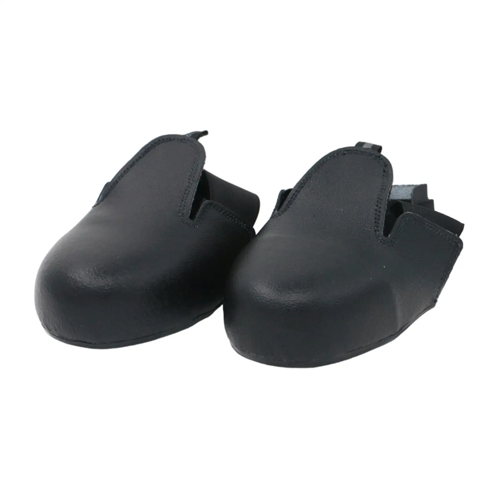 Toe Cap Safety Overshoes Universal Protective Shoe Cover Anti Slip PU Leather Sole Caps for Workplace Toe Cap Safety Shoe Covers
