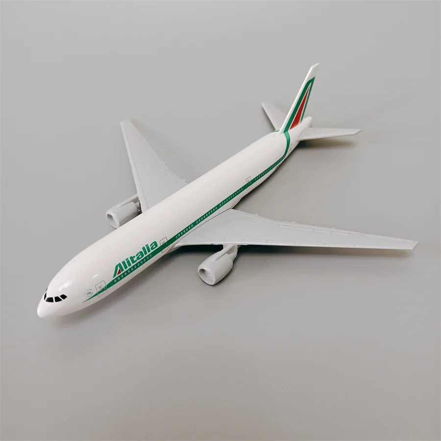 YZCX 16 cm modèle davion Alitalia Boeing 777 modèle davion métal moulé sous Pression Avion 1 400 Jouet Avion Cadeau 