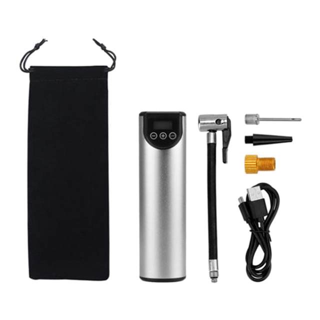 Portable Air Compressor, air Tyre Inflator Hand Held Tire Pump with LED Light Rechargeable 150PSI for Car  RV Tires And Other 