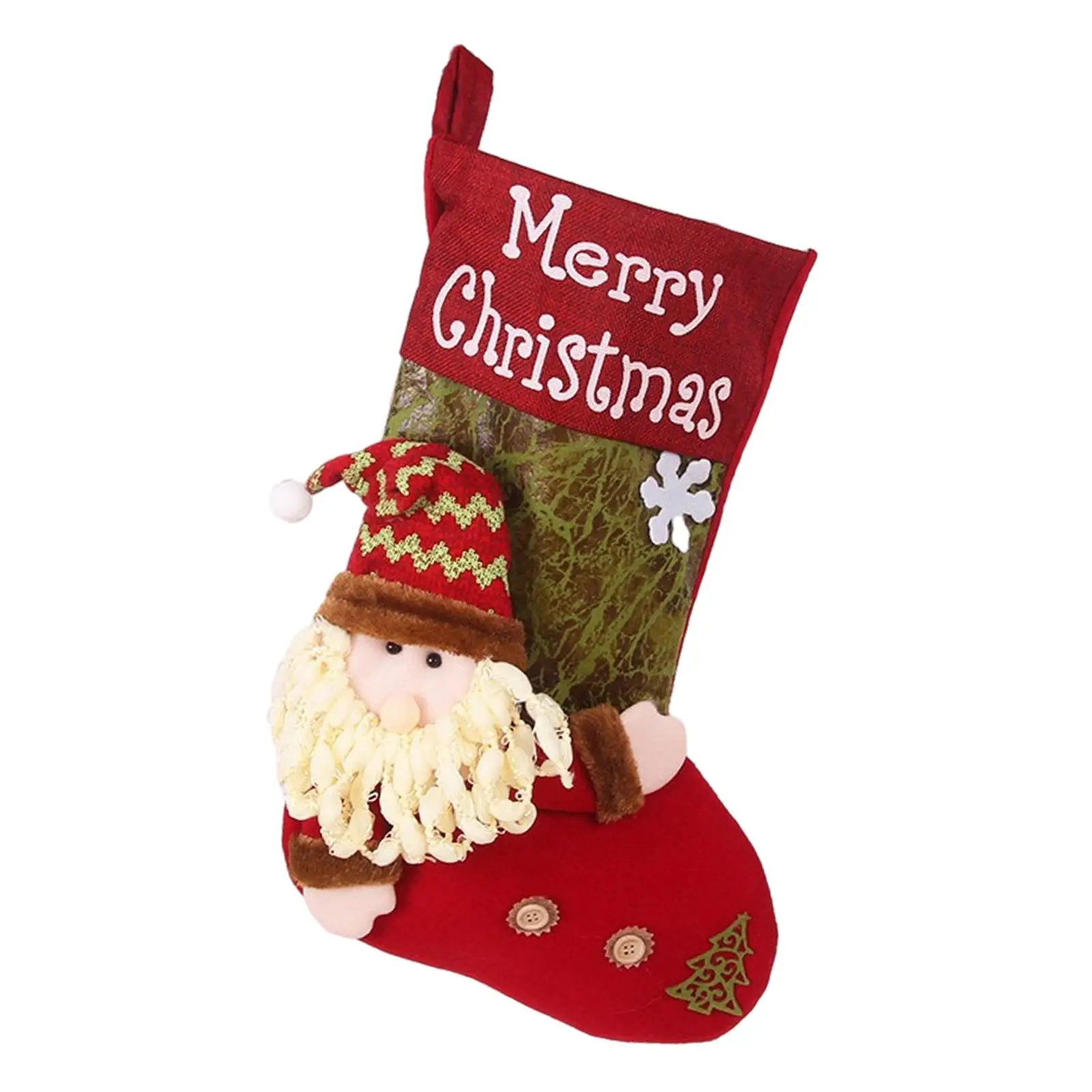 3D Socks Gift Bags Big Xmas Stockings Decoration Holiday Party Decoration Portable Holiday Stockings Xmas Stockings for Home