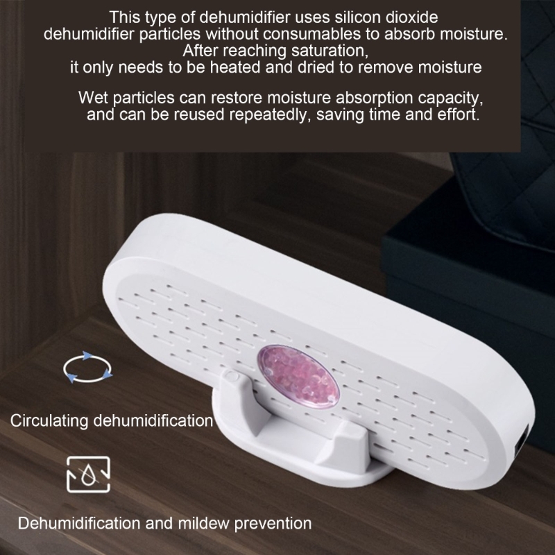 Title 9, Rechargeable Mini Dehumidifier Portable Renewab...