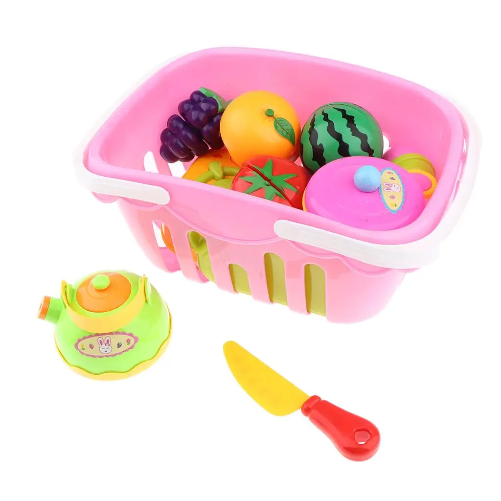Pretend Play Set for Kids, Cutting Food , Fun Cutting s Pretend Food Playsets