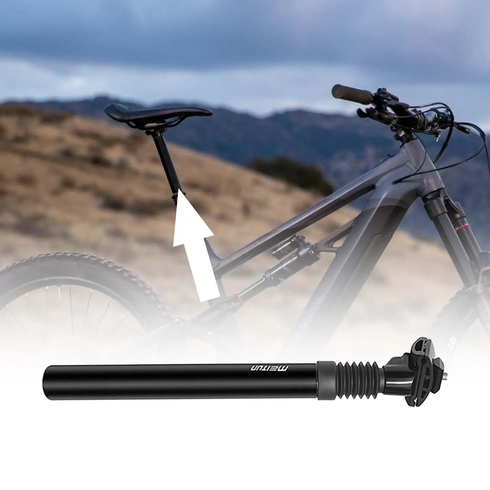 Adjustable Bicycle Suspension Seatpost Bicycle Saddle Shock Absorber Alloy Seat