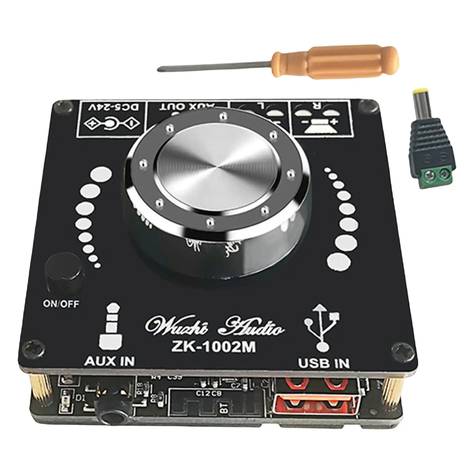 Zk-1002M Power Audio Amplifier Board 2x100W 2 Channel Amplificador Amp Mini Amplifier Board for Home Theater Speakers