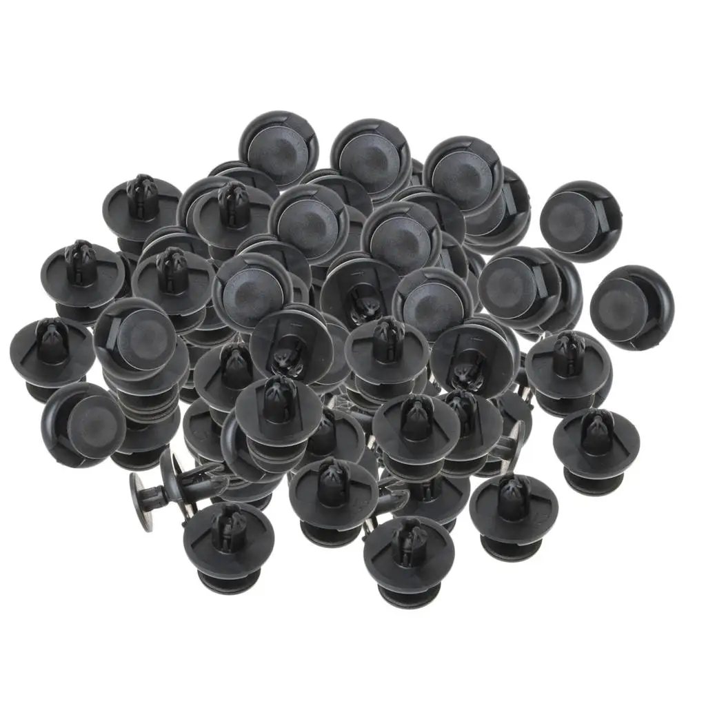 100 Pieces Car Automotive Push Pin Rivet Clip Moulding