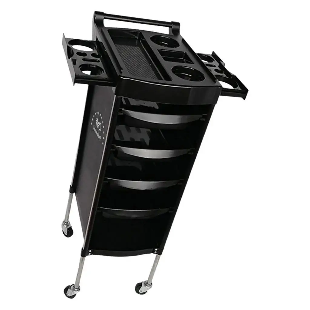 Movable Salon Cart Storage , Hair Cart 6 Tier Rolling Cart ,for Salon Stylist Hairdresser Rack Tool ,Bedroom Bathroom Kitchen