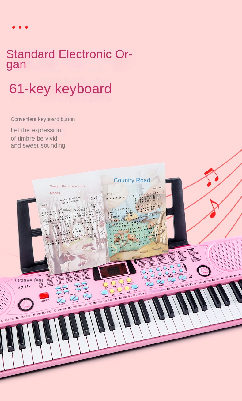 Title 11, New Years Gift Piano Keyboard Baby Professional...