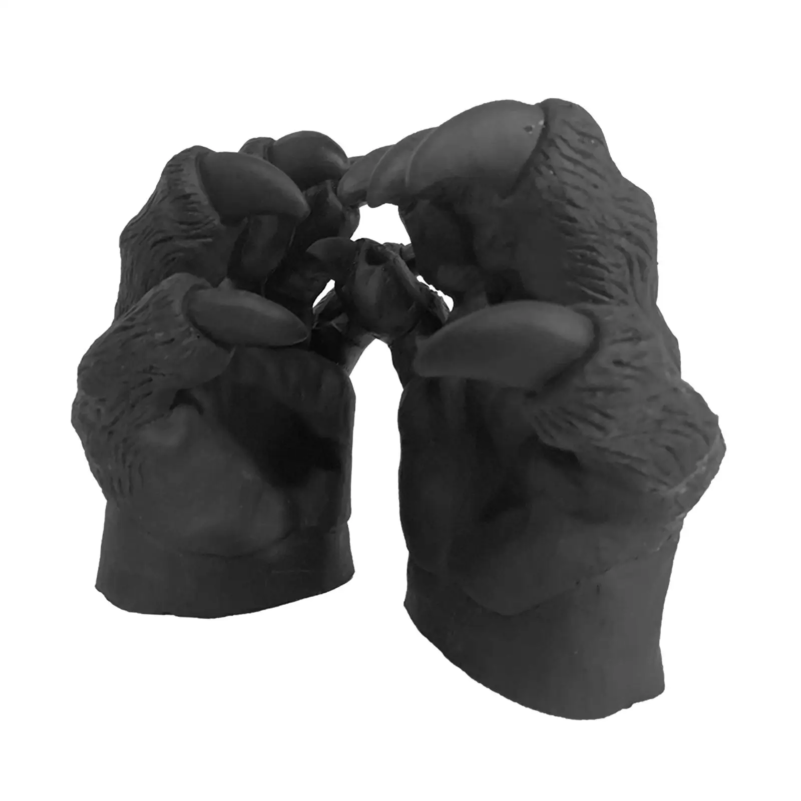 Halloween Black Bear Gloves Novelty Photography Props Soft Cosplay for Dance Shows Music Festivals Halloween Masquerade Teens