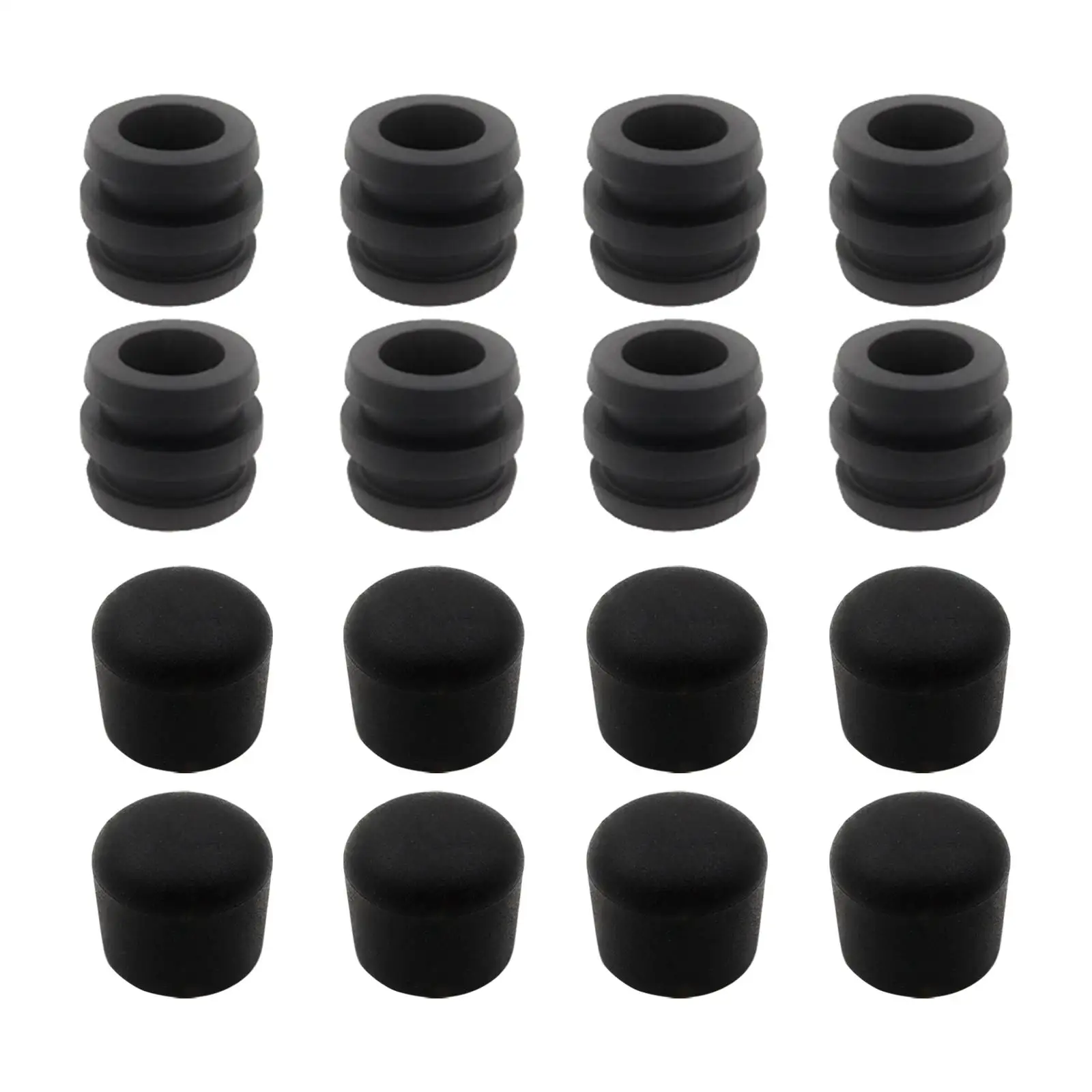 Rod Bumpers End Caps Plastic Foosball Ball Replacement Parts Rubber Bumper