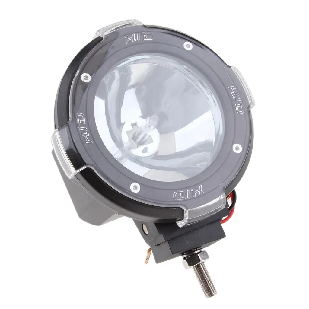 4 Inch 55W Built-in Xenon HID 4x4 Cross-country Rally Driving Fog Light Lamp 12V Black Car Accessories