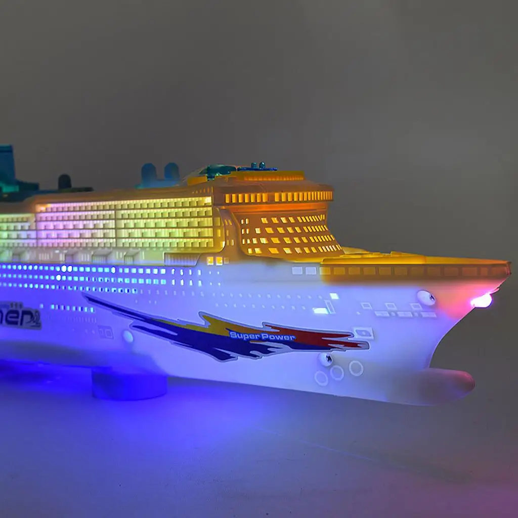 ELECTRIC  SHIP  LINER TOY with FLASHING LIGHTS SOUNDS EDUCATIONAL