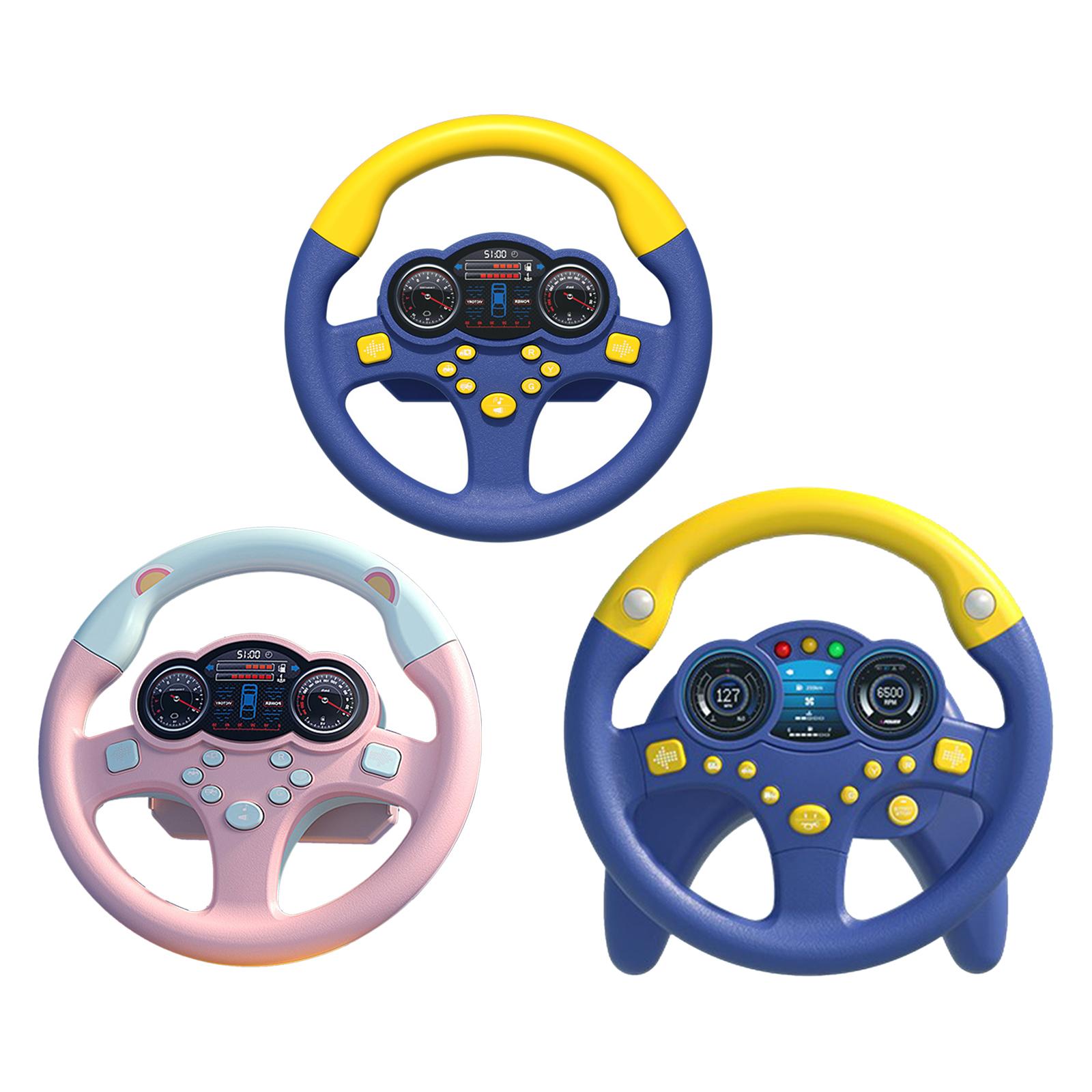 interactive steering wheel toy