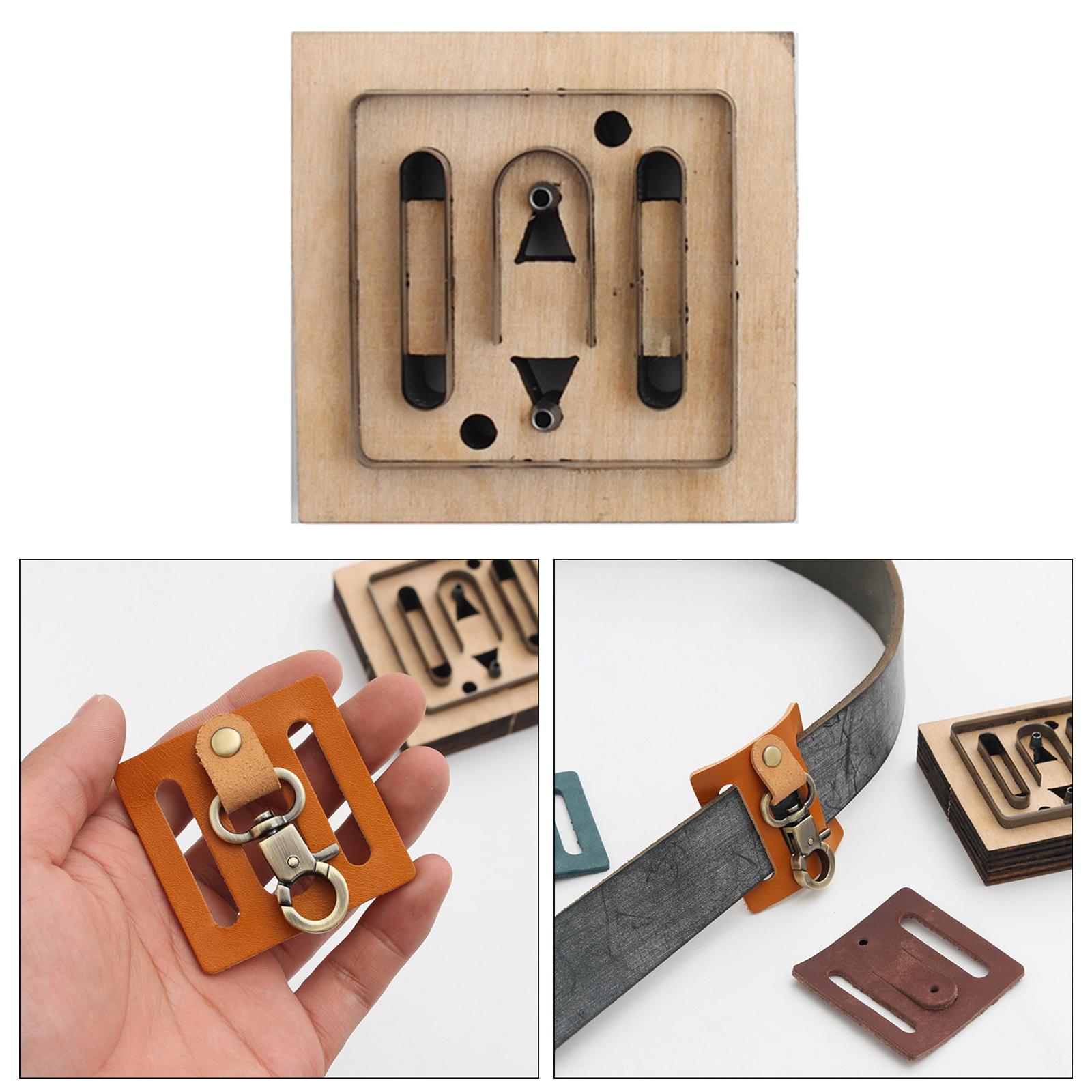 Leather Craft Cutting Die Knife Hollow Mold Jewelry DIY Belt Buckle Keychain