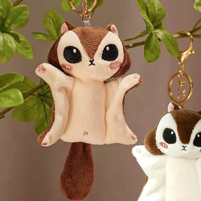 Fashion Rat Plush Pendant Stuffed Animal Doll Key Ring Sugar