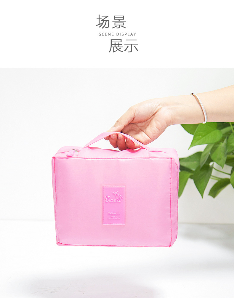 Designer Luxury Portable Cosmetic Storage Bag Makeup Pouch Women Large Multi-compartment Travel Wash Toilet Bathroom Organizers
