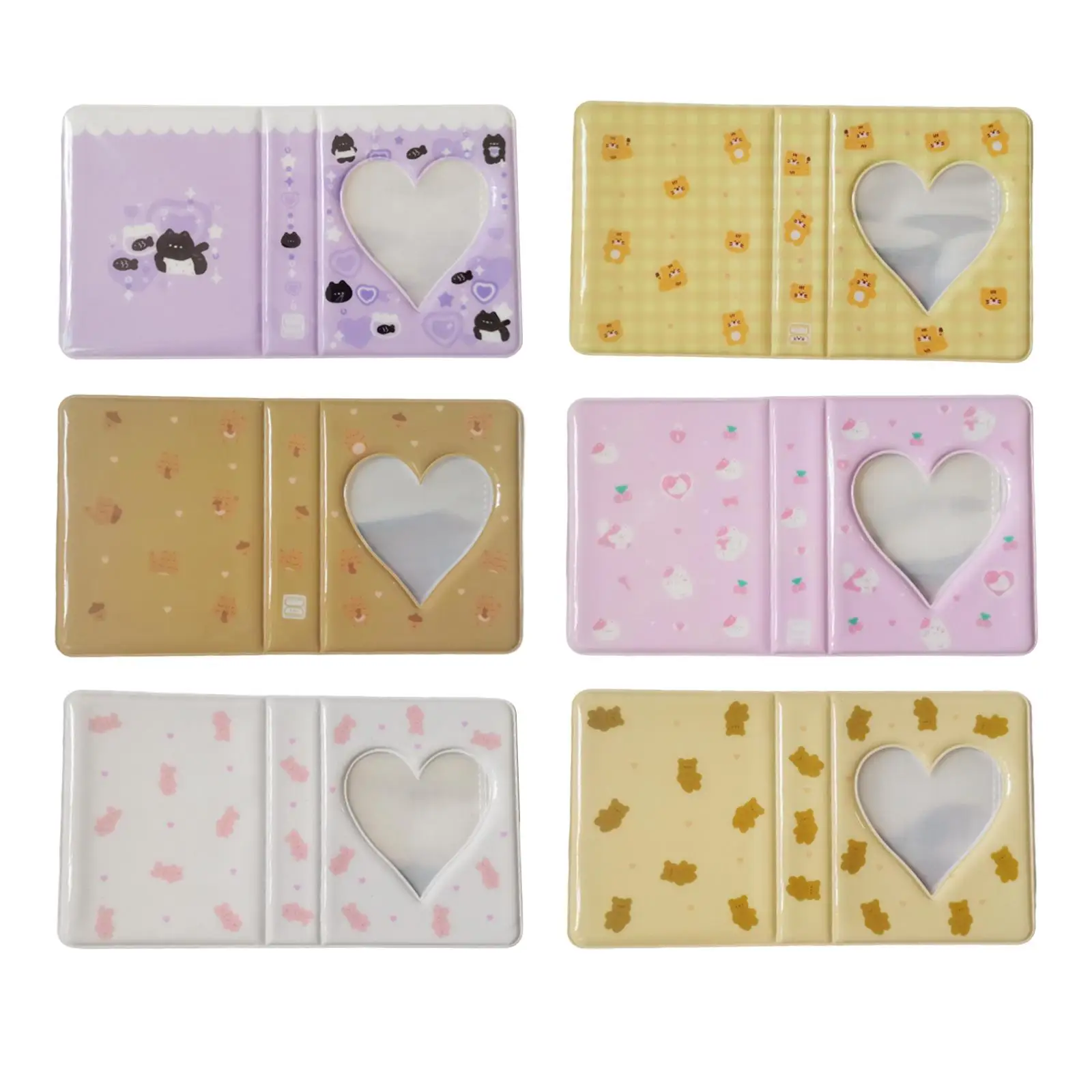 3 inch Photo Album Photocard Sleeves Cute for Card Collectiors Photo Storage