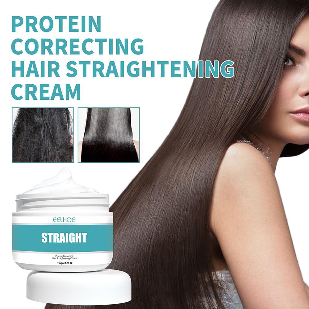 Best of Protein Correction Hair Straightening Cream With Smoothing Home Styling Straight Hair Softener Free From Pulling And Not Hurting Reviews & Tips