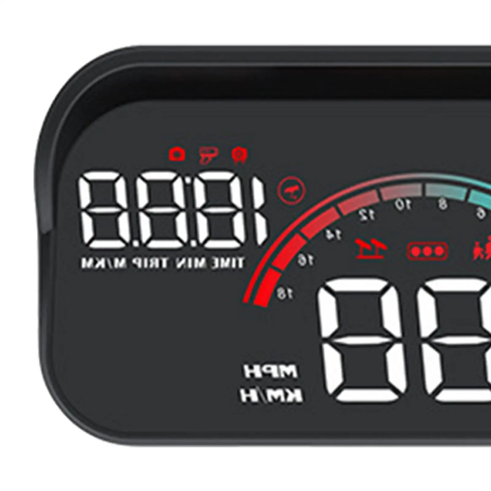 Car HUD Head up Speed Meter Display over Speed Warning for Buses Trucks
