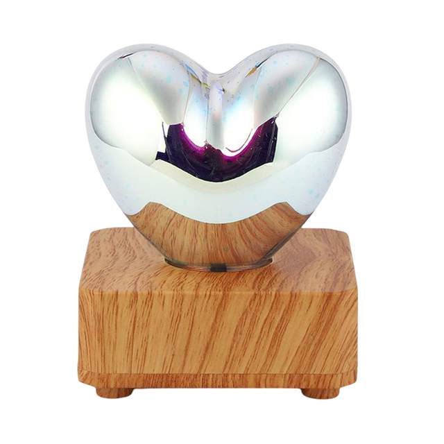 3D LED Night Light Decorative Colorful with Wood Base Ornament Table Lamp for Kitchens Home Birthday Gift Decor