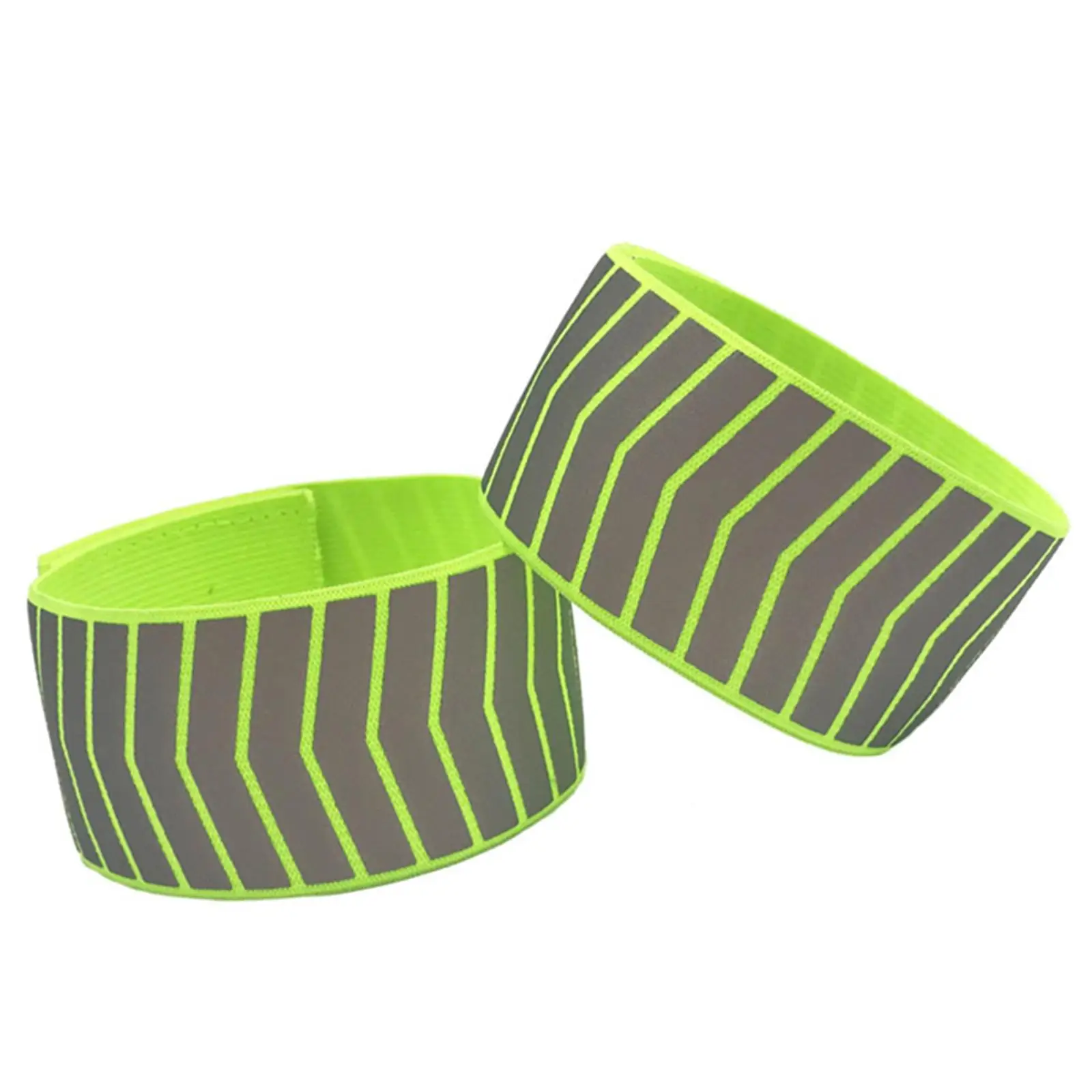 Reflective Running Armbands High Visibility Safety Arm Band for Jogging Cycling Adults