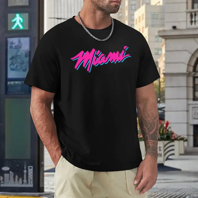 Miami Heat T-Shirt vintage clothes boys white t shirts t shirts men