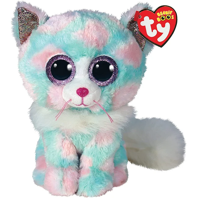 Ty Beanie Boos Big Eyes Unicorn Fox Cat Penguin Poodle Owl Plush Stuffed  Animal Super Soft