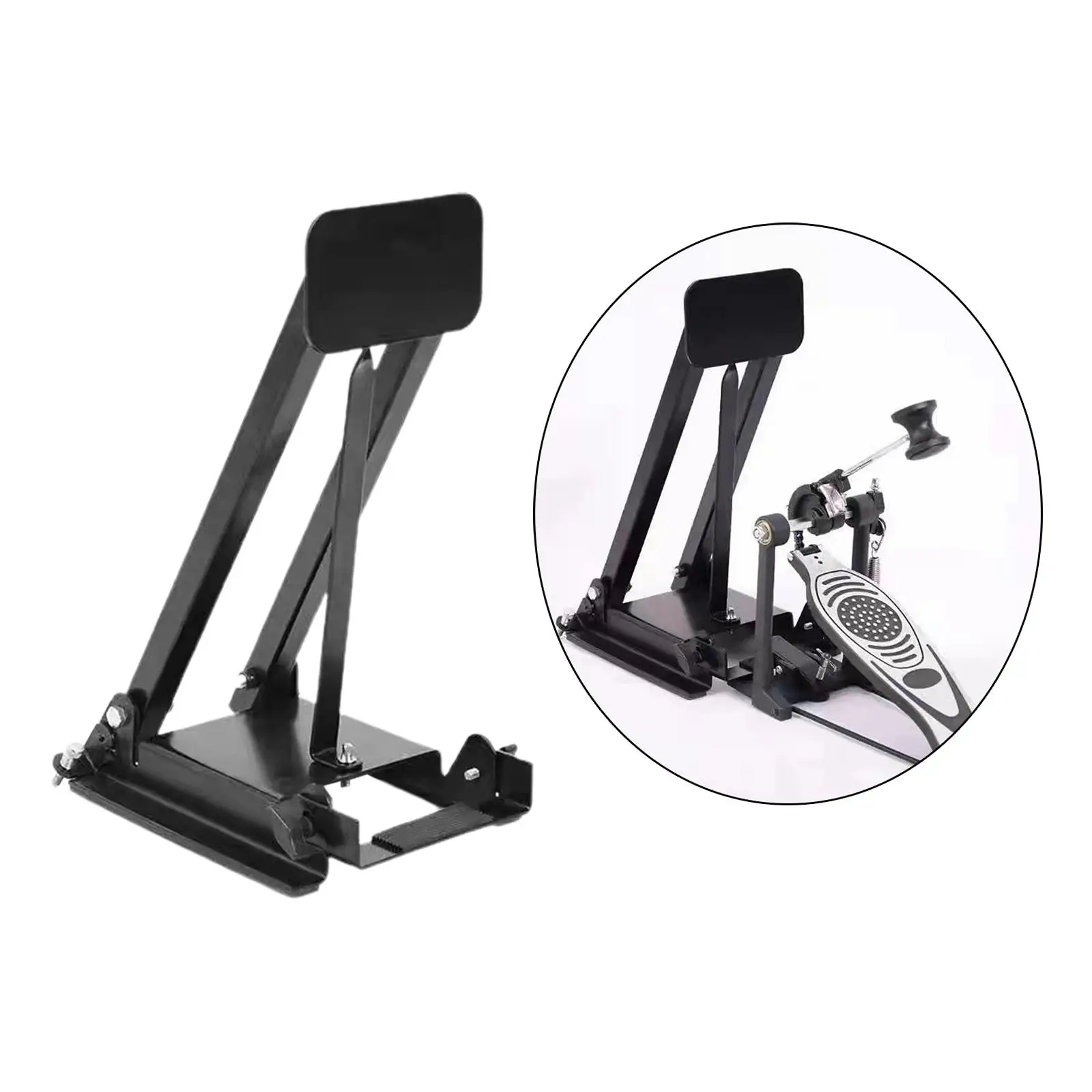 Bass Drum Pedal Durable for Beginner and Pro Drummers Single Foot Pedal Drum Step on Beater for Performance Acoustic Drum Kits