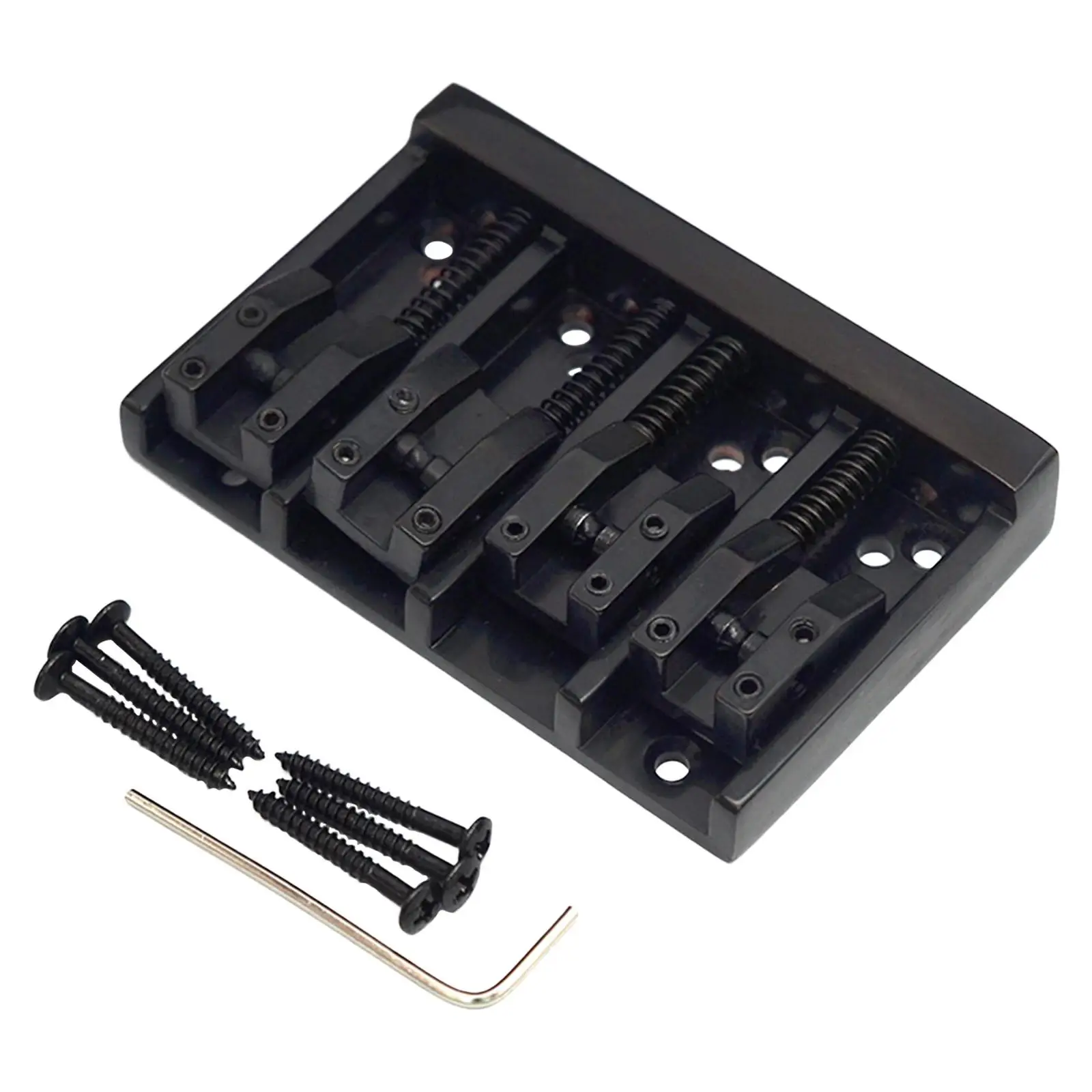 Professional Guitar Bridge Easy Install Durable Accessory for Electric Bass Accessories Replace Kit Gifts for Guitar Lovers