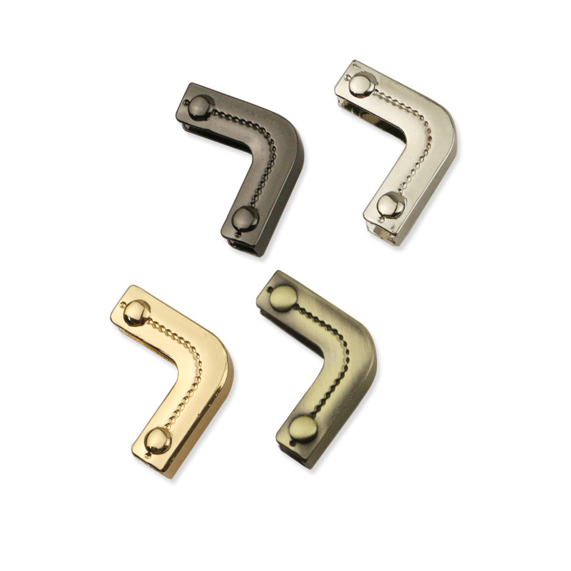 Description Picture 2 of item24x33mm Bag Corner Handbags Strap Cover Clasp Protector Corners Decor End Clips DIY Edge Banding Hardware Accessories