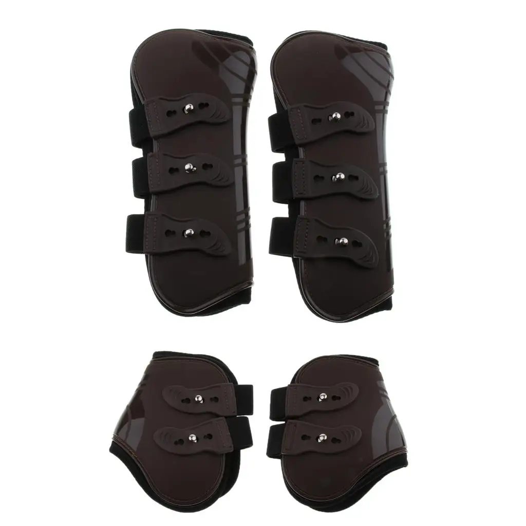 2  Horse Leg Boots Hind Front Leg Tendon Jumping Protective Wrap