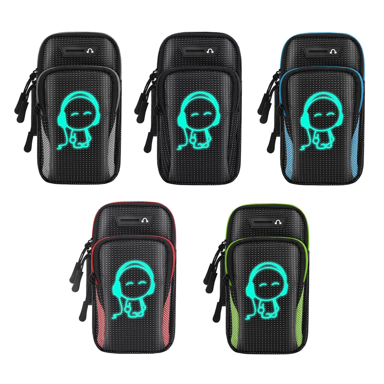 Sac à Bras Pour Téléphone KIRZAX - Pochette Sport Avec Fenêtre Tactile, Pour Course, Vélo, Fitness (gris) - 2