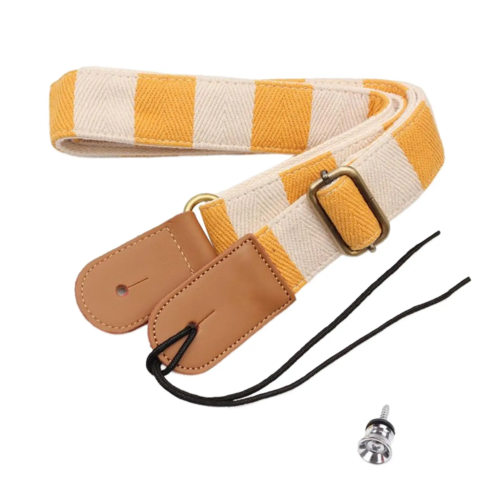Adjustable Ukulele Strap Wear Resistant Breathable Musical Instrument Parts Replacement Shoulder Belt