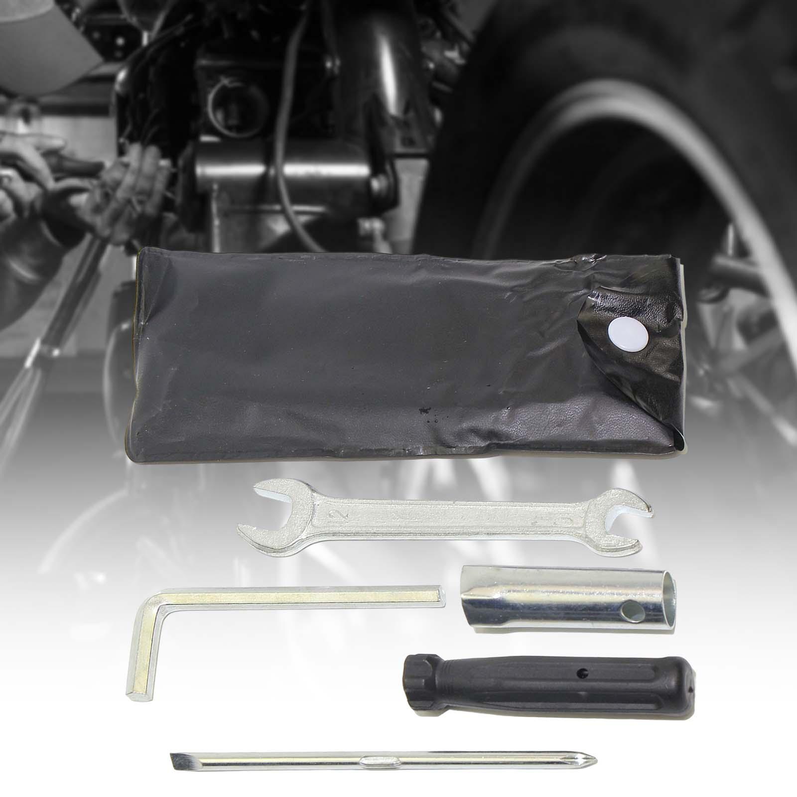 5Pcs Motorcycle Repair Tool Kit Maintenance Tool with Organizer Bag Sleeves Set Universal Motorcycle Kit for Electric Bikes