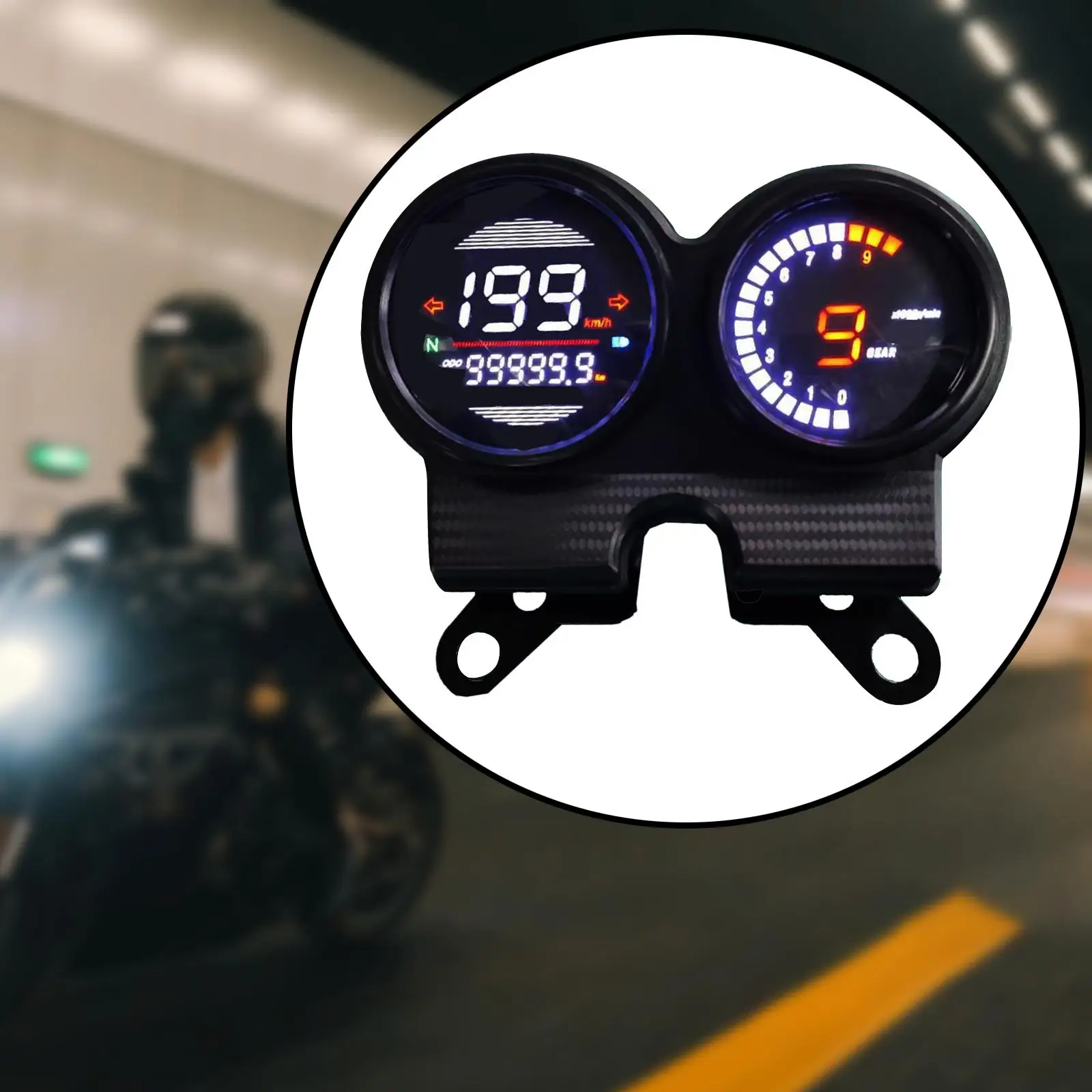 Motorcycle Digital Gauge Display Turn Signal Display Tachometer for 150velocímetro Easy Installation Replace Parts