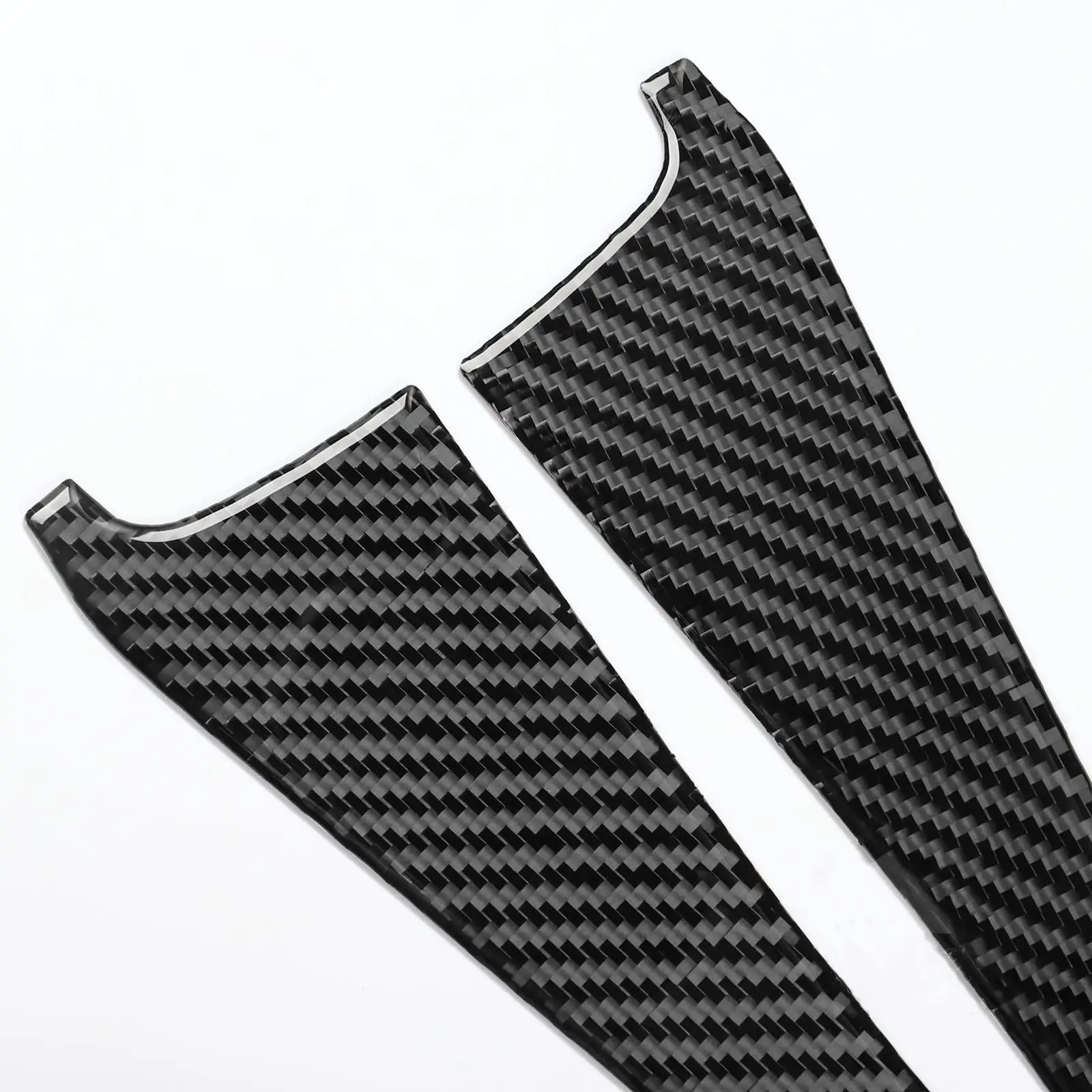 2x Carbon Fiber Door Armrest Panel Trim Spare Parts Prevent Scratches Cover for Toyota Gr Supra A90 20-22 Easy Installation