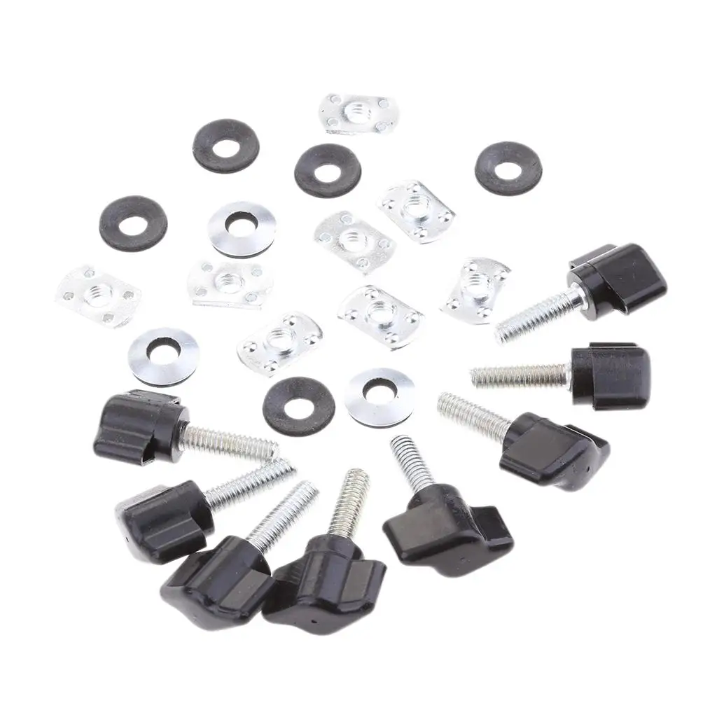 8 Set Quick Remove Hard Top Fasteners Nuts Bolts for YJ TJ JK