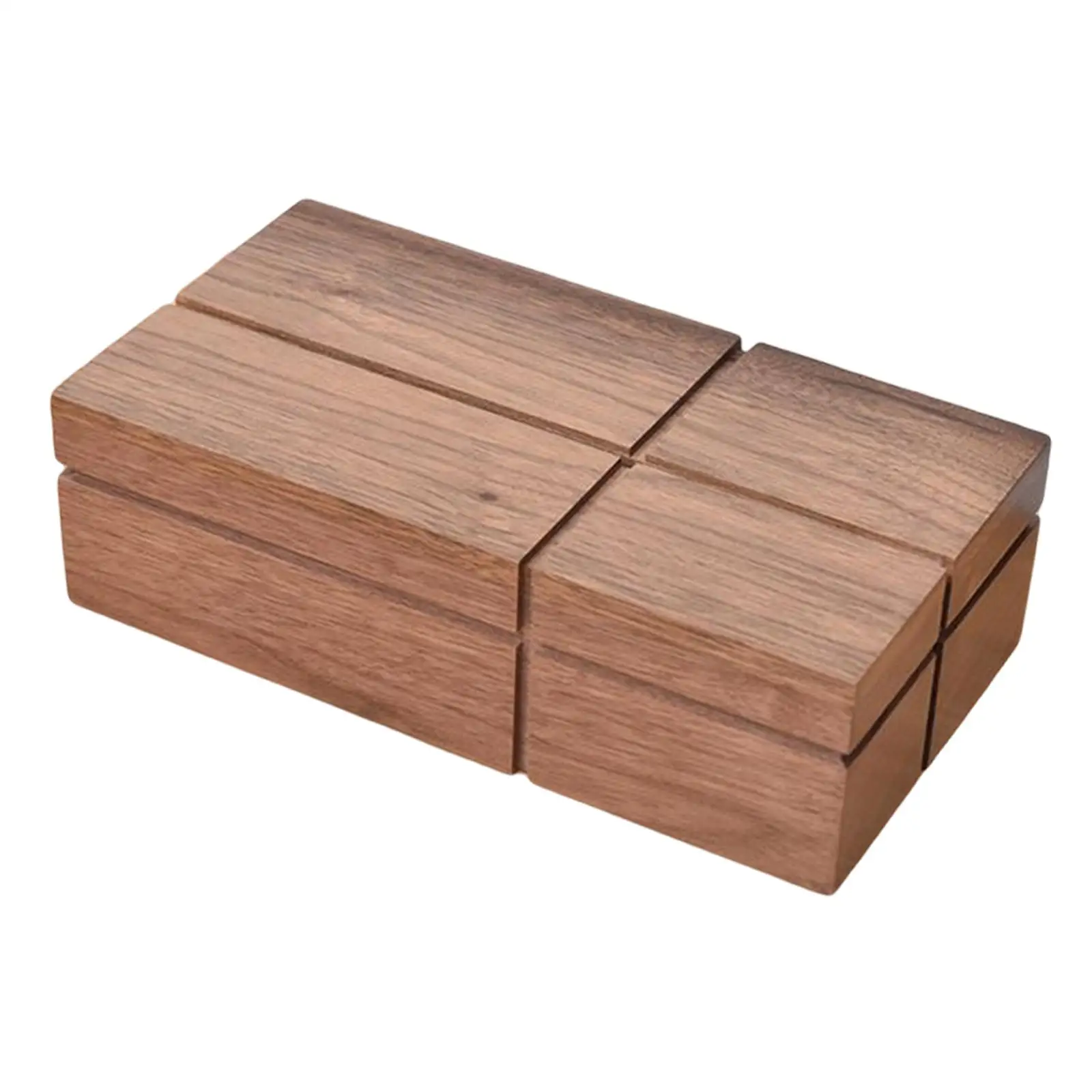 Wooden Napkin Holder tissue Holders Facial Tissue Holder Case Tissue Box Facial Tissues Container for Cupboard Car