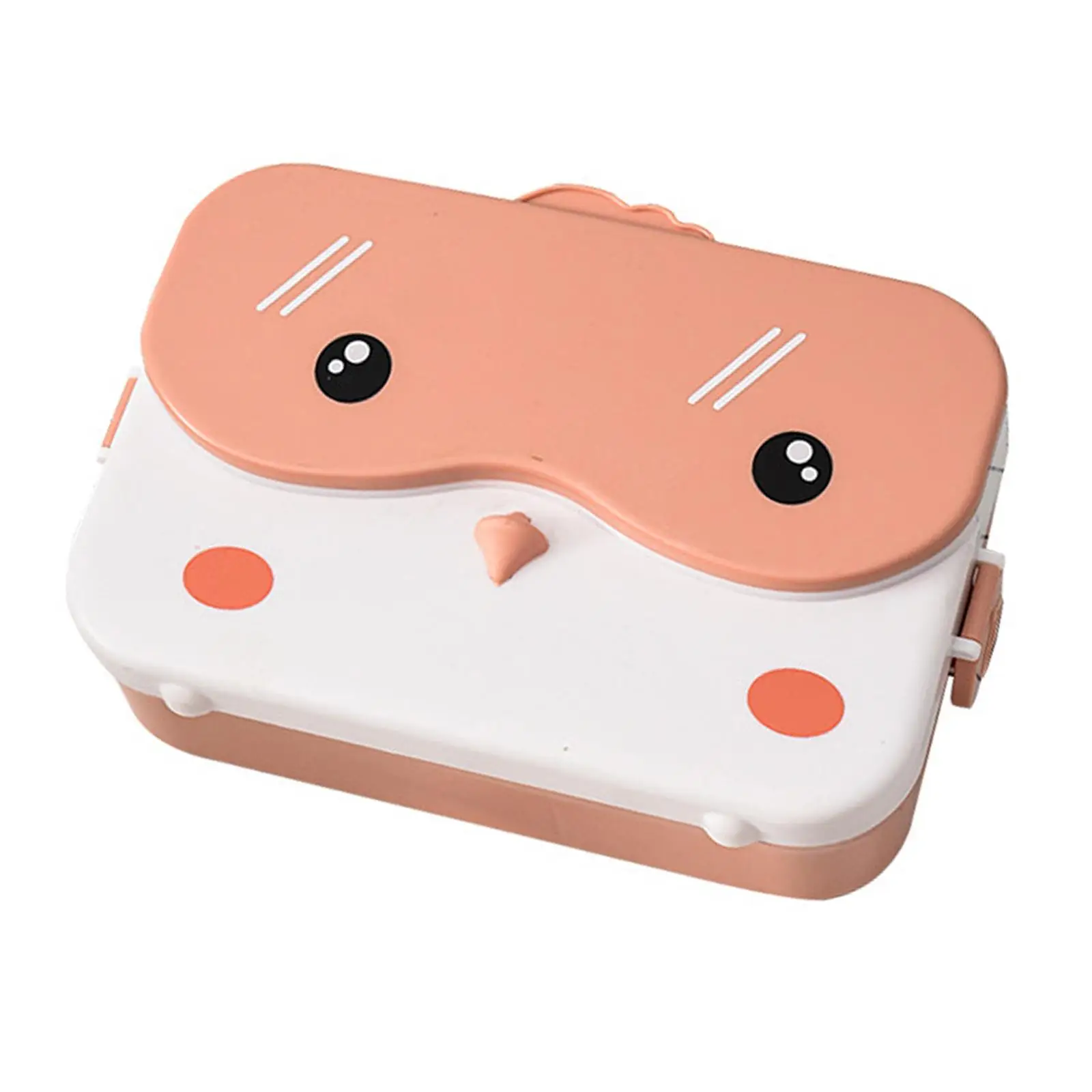 Cute Bento Lunchbox Food Container Rectangular Multifunction Leakproof for Office