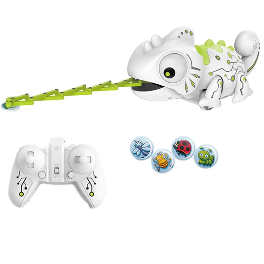 Realistic Remote Control Color Changing Chameleon with Moving Eyes And