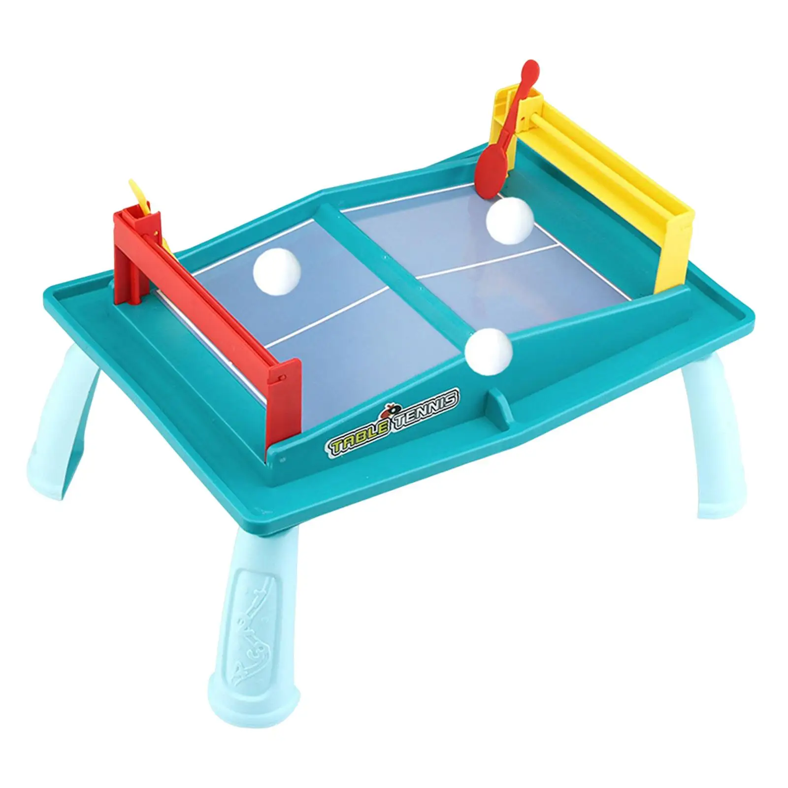Kids Table Games Table Tennis Game Interaction Toy Removable Double Play Mini Table Tennis Toy for Gift Family Boys Girls Child