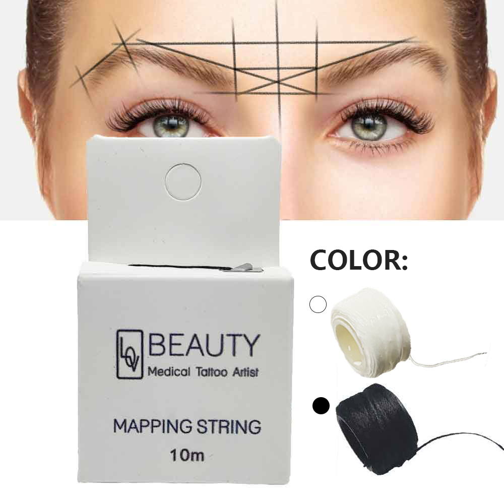 Best of Mapping Pre-ink String For Microblading Eyebow Make Up Dyeing Liners Thread Semi Permanent Positioning Eyebrow Measuring Tool Reviews & Tips