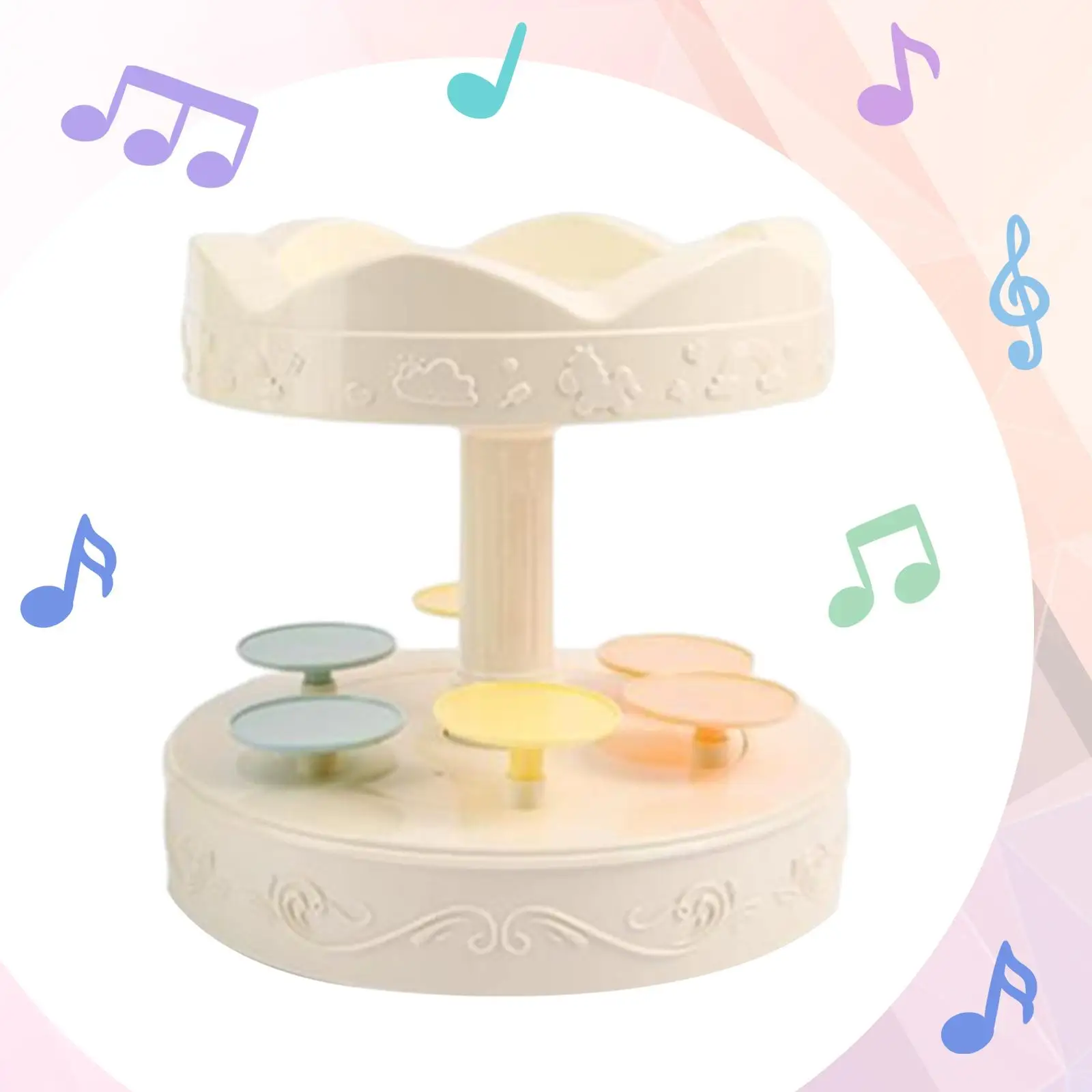 Carousel Cupcake Holder Cookie Cupcake Holder Automatic Rotating Turntable